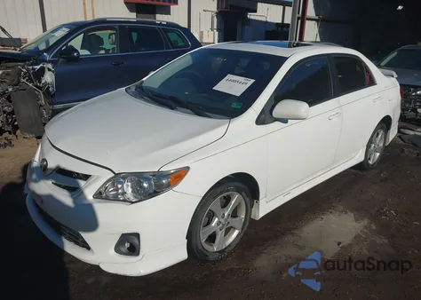 2011 Toyota Corolla S from USA, damaged, VIN 2T1BU4EE9BC622579